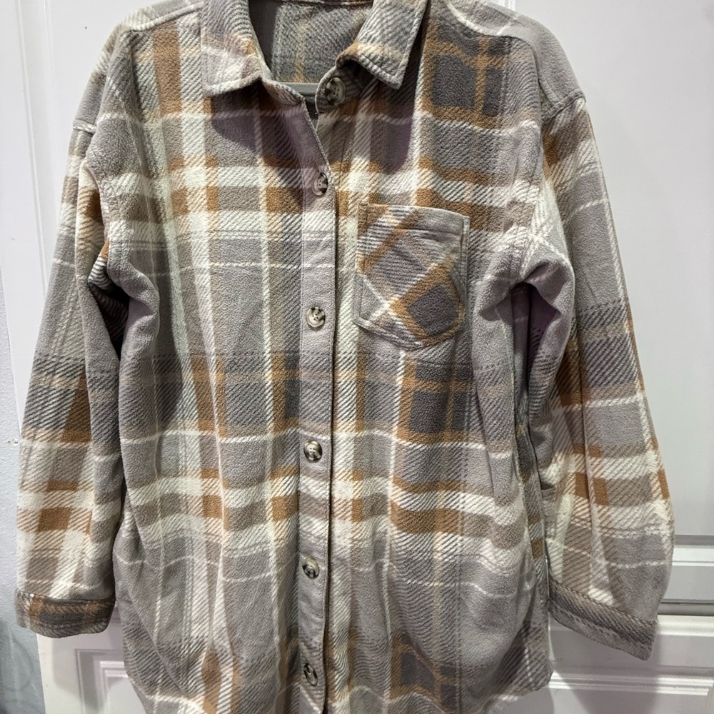 Maurices Gray and Brown Jacket
